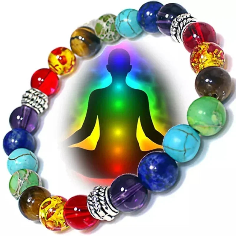 ZENBALANCE - Pulseira dos 7 Chakras para Equilíbrio