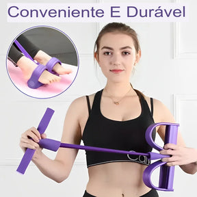 FLEXPEDAL PRO - Faixa de Alongamento com Pedais