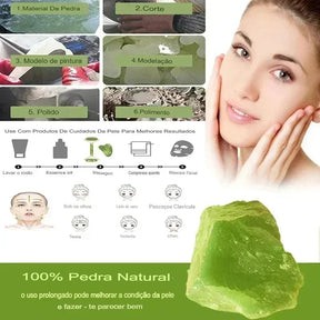 JADEZEN PRO - Kit Facial de Jade com Gua Sha e Rollers