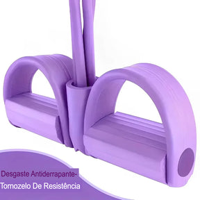 FLEXPEDAL PRO - Faixa de Alongamento com Pedais