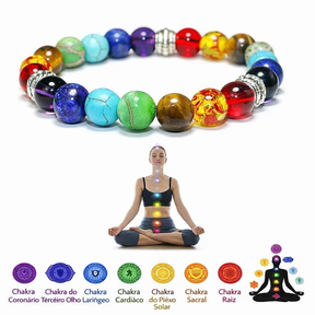 ZENBALANCE - Pulseira dos 7 Chakras para Equilíbrio