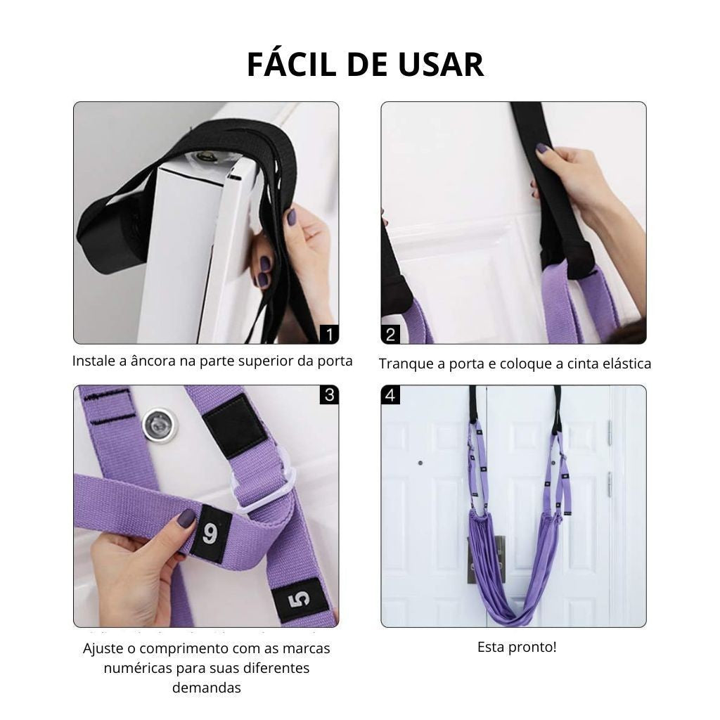 AIRZEN PRO - Sling de Yoga para Alongamento Suspenso