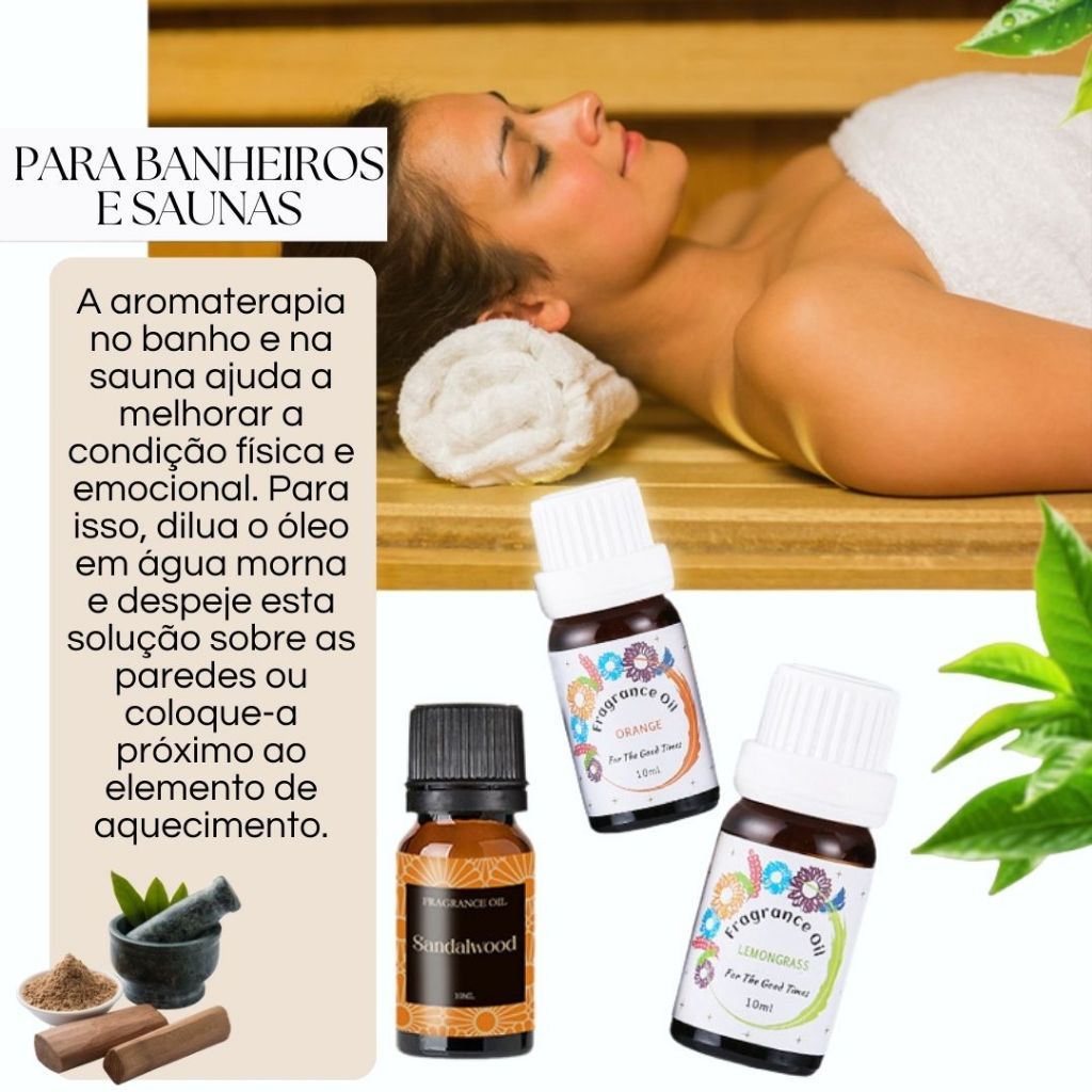 ZENAROMA PRO - Kit 6 Óleos Essenciais para Aromaterapia