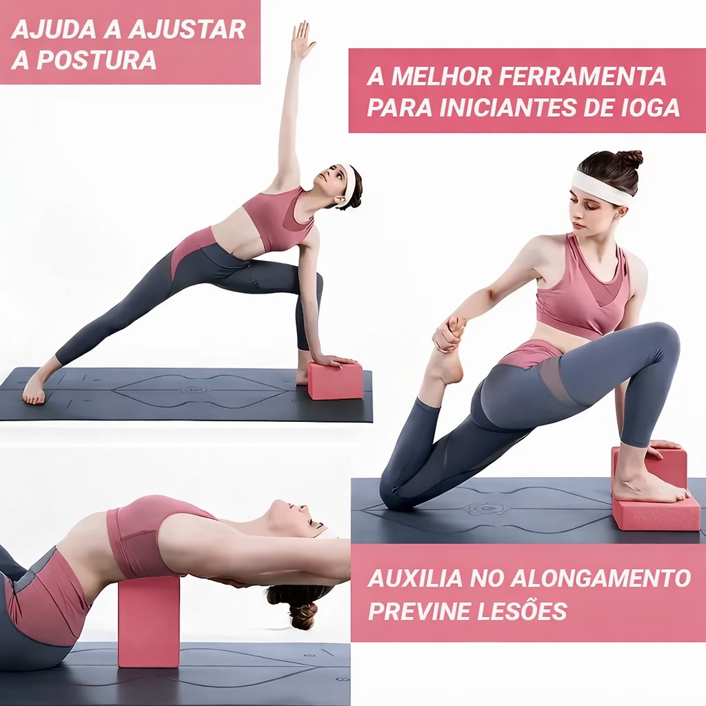 ZENBLOCK PRO - Bloco de Yoga para Apoio e Estabilidade