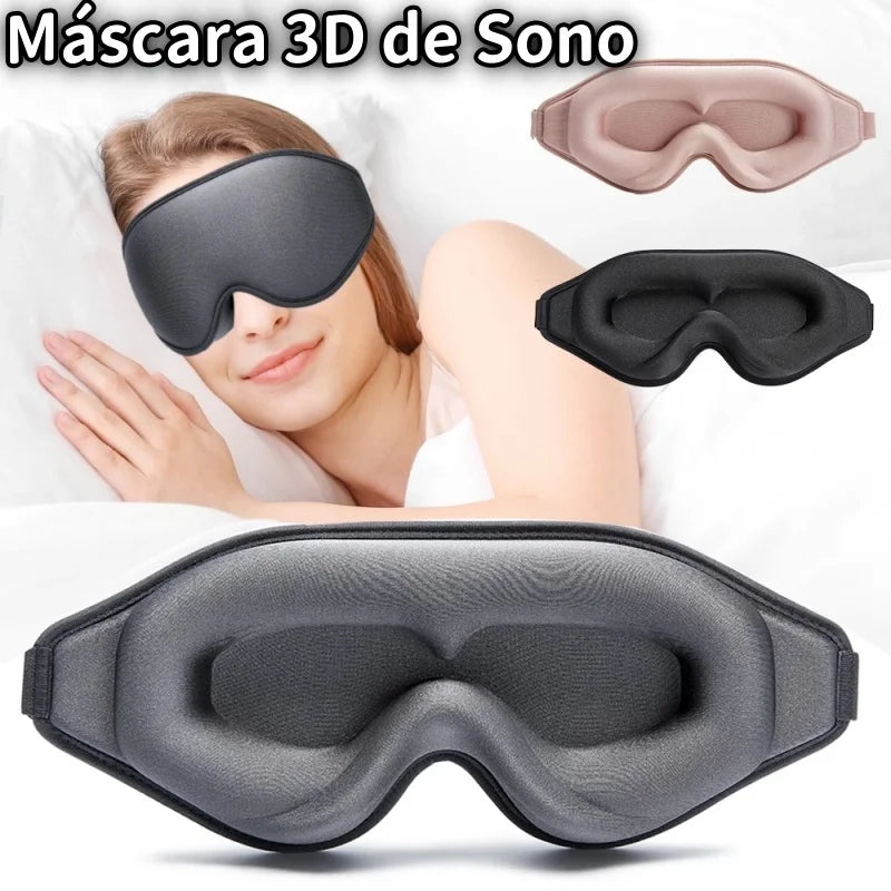 SOMNIZEN PRO - Máscara 3D para Sono Profundo e Relaxamento