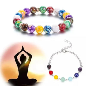 ZENBALANCE - Pulseira dos 7 Chakras para Equilíbrio