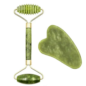 JADEZEN PRO - Kit Facial de Jade com Gua Sha e Rollers