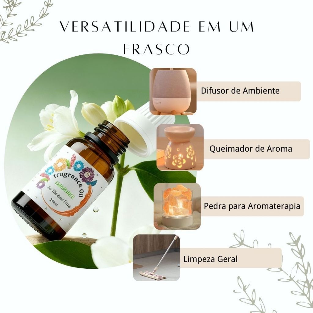 ZENAROMA PRO - Kit 6 Óleos Essenciais para Aromaterapia